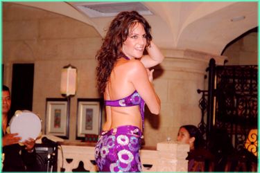 Astryd Farah performing at the JW Marriott Hotel in Cairo