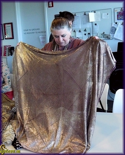 Nancy Hernandez shows off one of her prizes