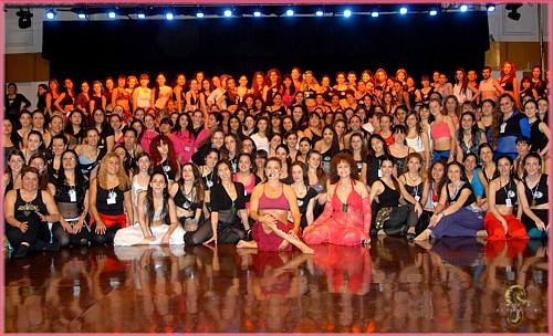 Aziza's class in Buenes Aires, October 2010